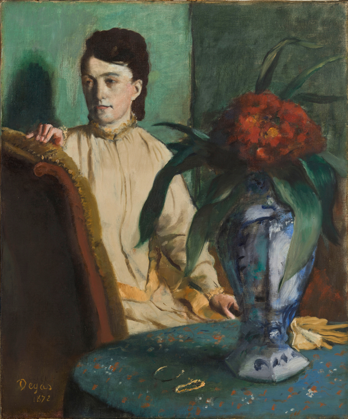 La Femme à la potiche - Edgar Degas