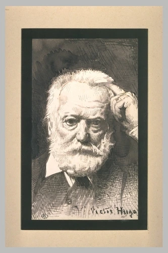 Léon Bonnat - Portrait de Victor Hugo, en buste