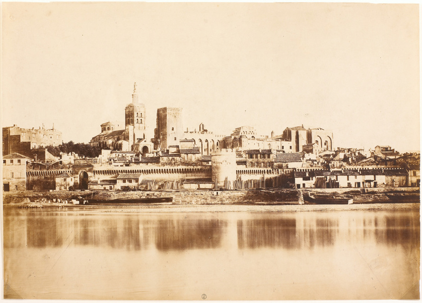 Édouard Baldus - Inondations du Rhône en 1856, à Avignon