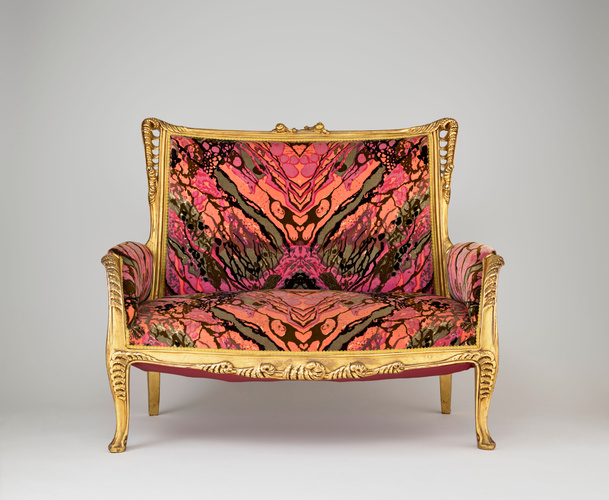 Louis Majorelle - Canapé, décor de fougères