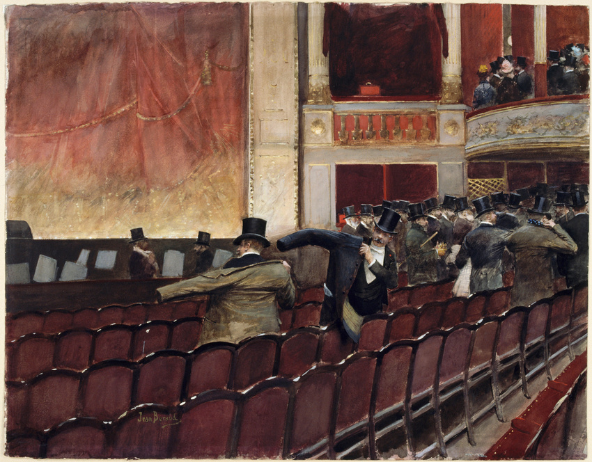 Jean Béraud - La sortie du théâtre