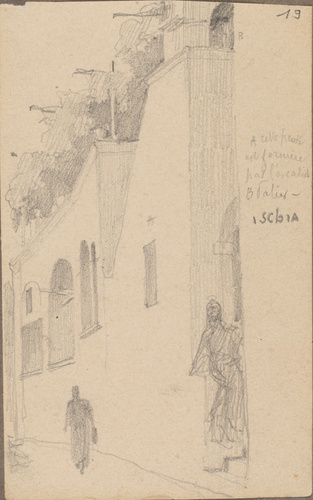 Louis Boitte - Ischia, vue de maison