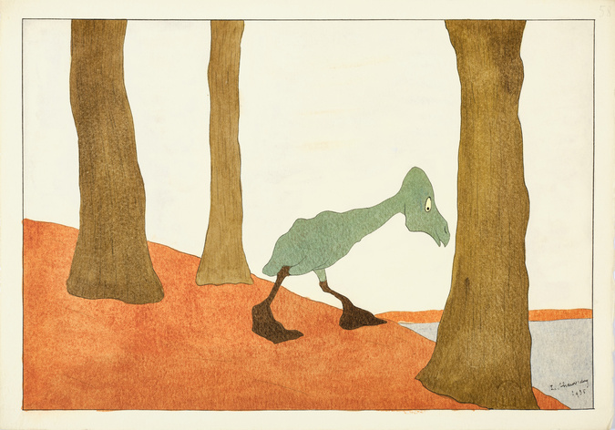Léopold Chauveau - Paysage monstrueux
