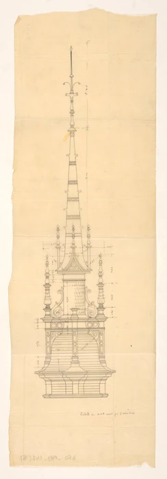 Maison Monduit - Recueil d'éléments de faîtage, couronnement de campanile