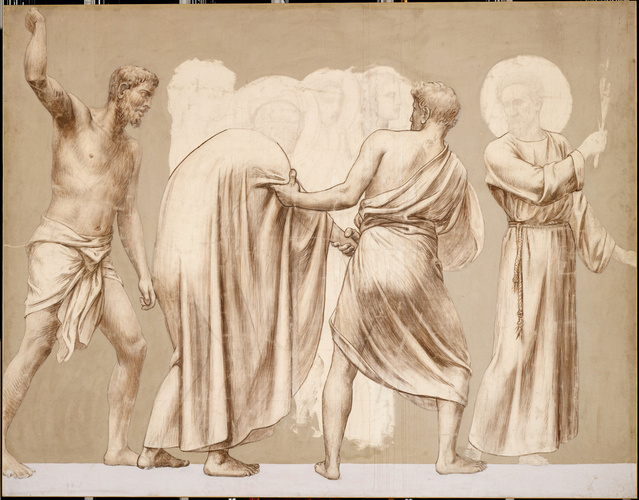 Pierre Puvis de Chavannes - Frise destinée à la décoration du Panthéon