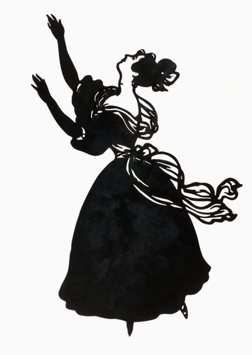 Henry Somm - Jeune femme en costume de bal
