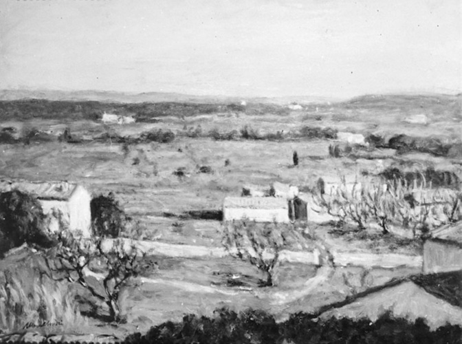 Albert André - Vue sur Lascours