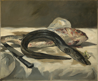 Edouard Manet - Anguille et rouget