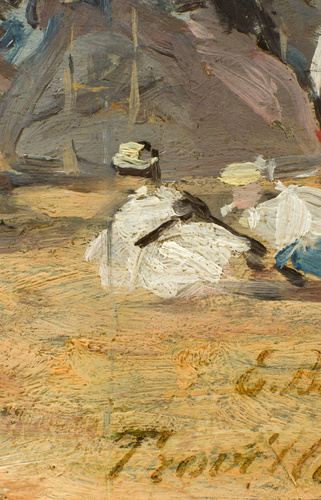 La Plage de Trouville - Eugène Boudin | Musée d'Orsay