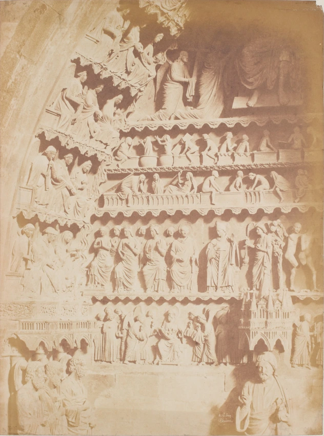 Henri Le Secq - Reims, tympan de la cathédrale