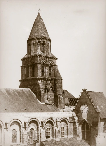 Gustave Le Gray - Poitiers (Vienne) - Clocher, église Notre-Dame-la-Grande