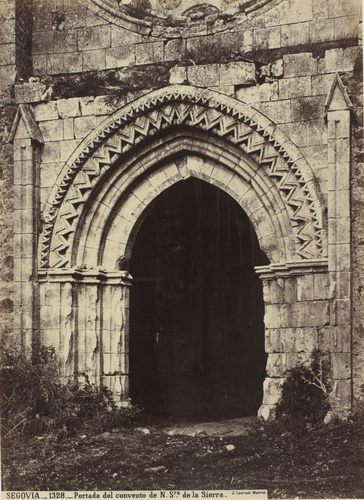 Juan Laurent - Segovia, portada del convento de N. Sra de la Sierra