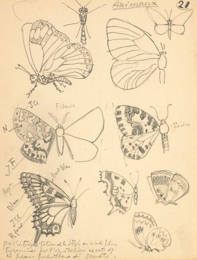 Eugène Grasset - Papillons