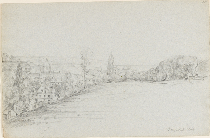 Louis Boitte - Beuzeval, vue de village