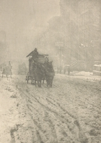 Alfred Stieglitz - Winter, Fifth Avenue