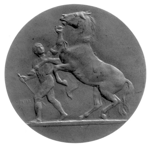 Victor Peter - Dresseur et son cheval