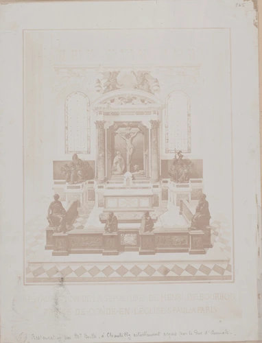 Louis Boitte - Monuments funéraires, projet de restauration de la chapelle des C...