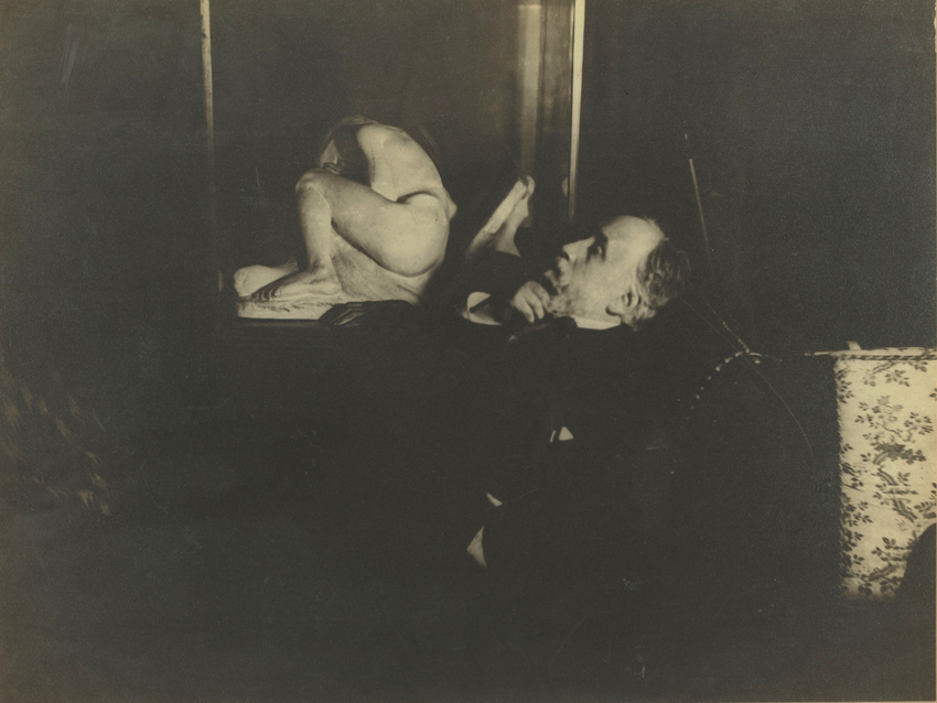 Autoportrait à la statue de Bartholomé - Edgar Degas