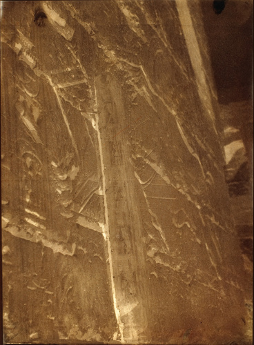 John Beasley Greene - Médinet-Habou, mur du nord, face extérieure du temple, sér...