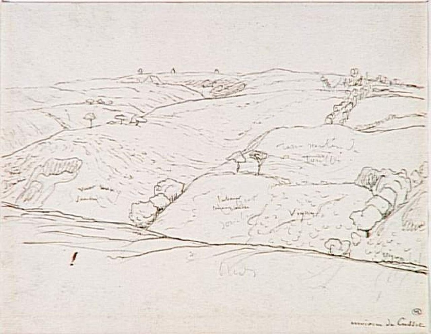 Jean-François Millet - Environs de Cusset
