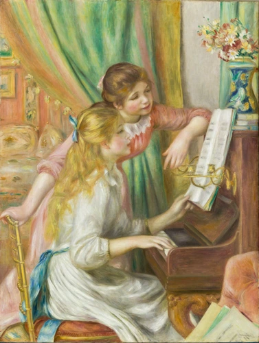 Auguste Renoir - Jeunes filles au piano