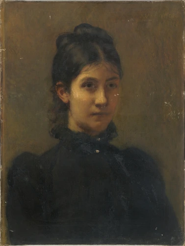 Jules Valadon - Portrait de jeune femme