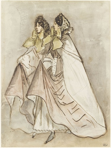 Constantin Guys - Les Deux Soeurs