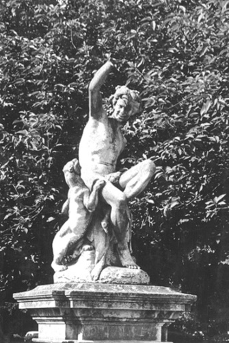 Joseph Caillé - Bacchant jouant avec une panthère