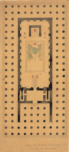 Louis Boitte - Didyme, temple d'Apollon, plan restitué