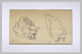 Théophile Alexandre Steinlen - Deux chats