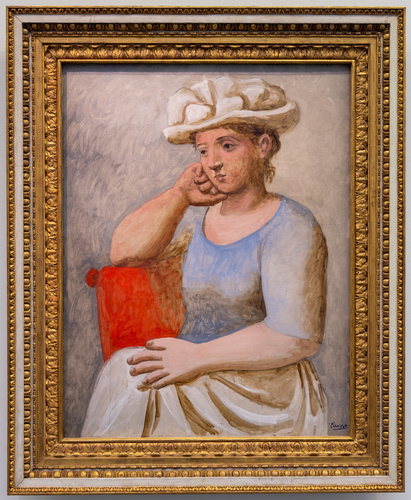 Pablo Picasso - Femme au chapeau blanc