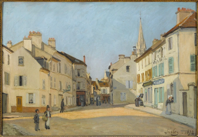 Alfred Sisley - Rue de la Chaussée à Argenteuil