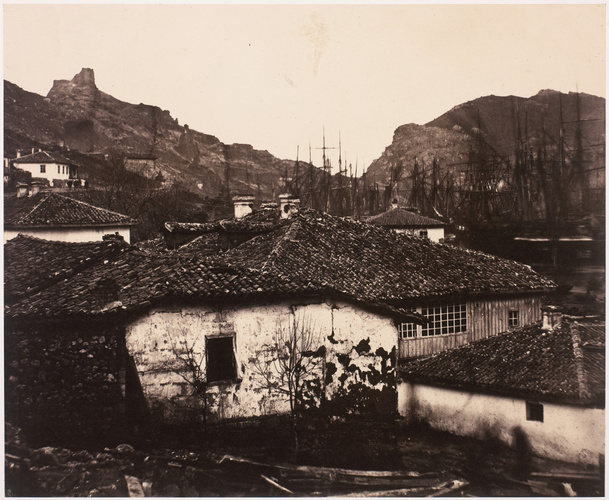 Roger Fenton - Cottages à Balaklava, Crimée (Ukraine).