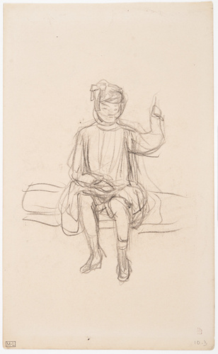 Pierre Bonnard - Petite fille assise