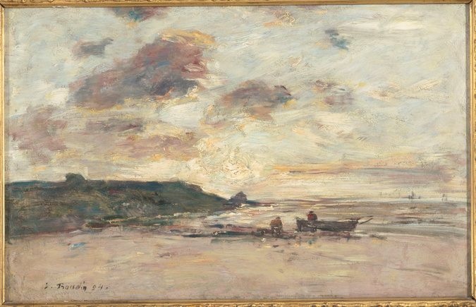 Eugène Boudin - Rivages aux environs de Trouville