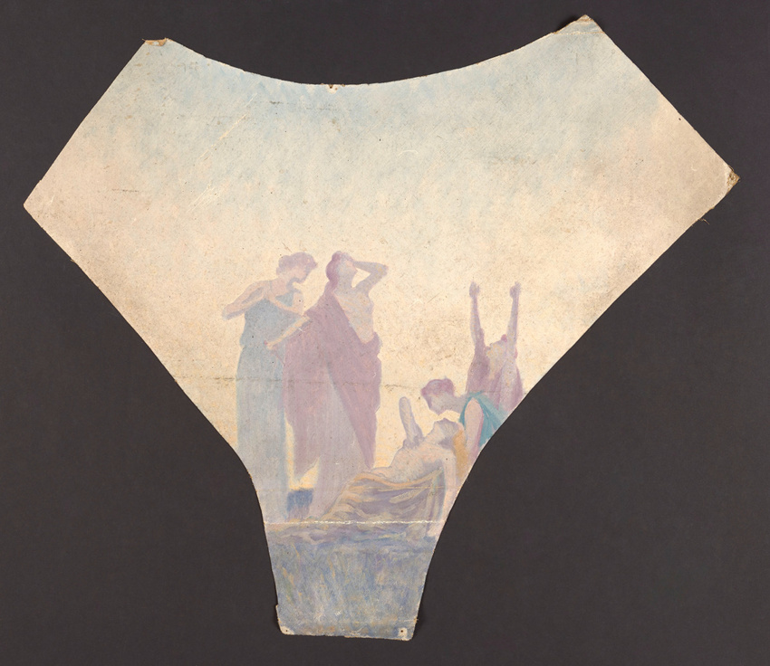 Alphonse Osbert - Esquisse pour : Le Drame, projet pour la salle d'opéra du casi...