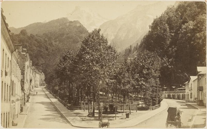 Alfred François Hautecoeur - Eaux-Bonnes. Le jardin Darralde