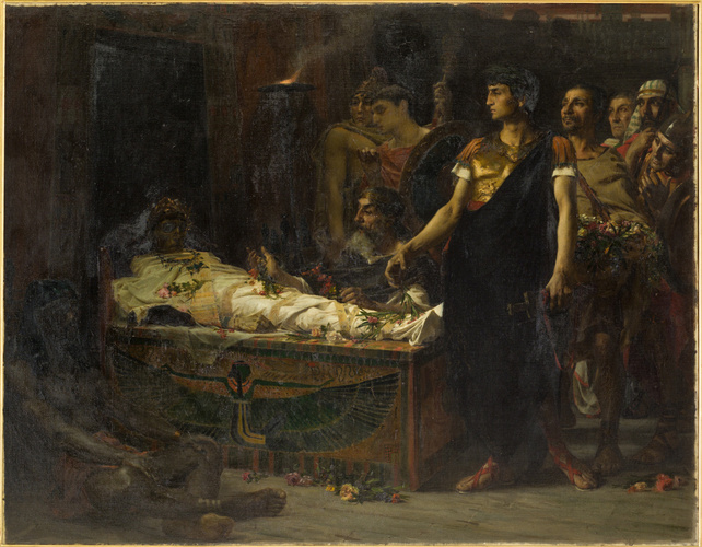 Eugène Buland - Auguste au tombeau d'Alexandre