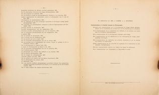 Louis Lumière - Notice sur les titres et travaux de Monsieur Louis Lumière