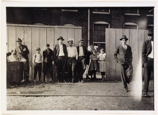 Lewis Hine - These are all workers in Hosiere Mills