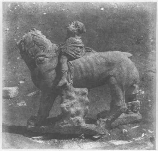 Théodule Devéria - Serapeum de Memphis - cavalier sur une panthère, de profil