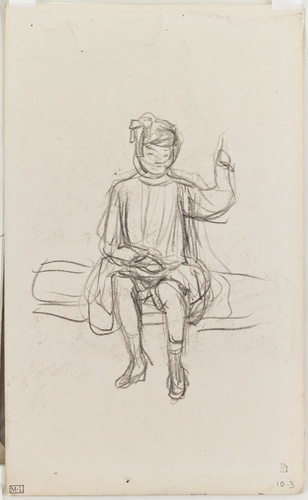 Pierre Bonnard - Petite fille assise
