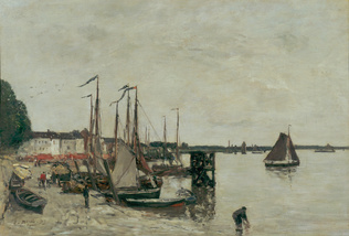 Eugène Boudin - Port d'Anvers