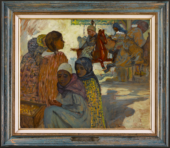 Charles Cottet - Chevaux de bois au Caire