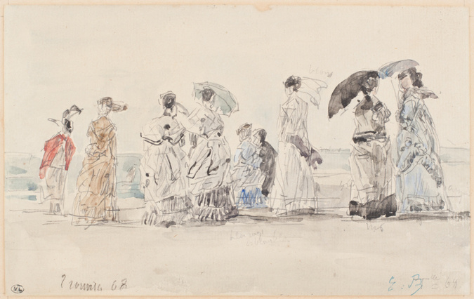 Eugène Boudin - A Trouville