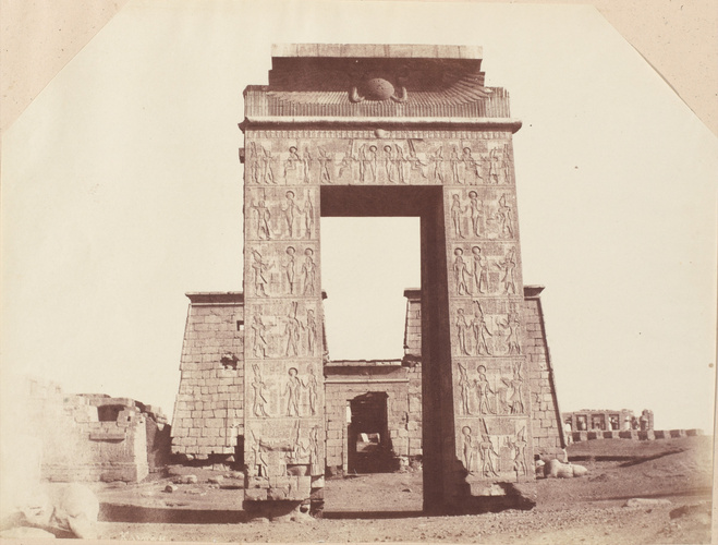 Théodule Devéria - Karnak - Grande porte du Sud