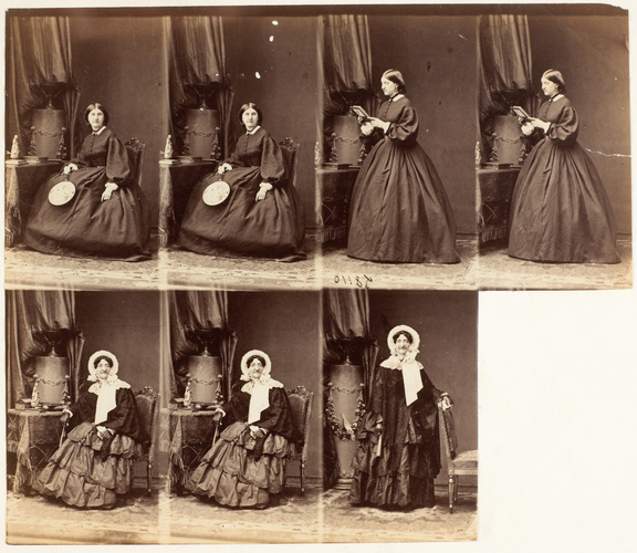 André Adolphe Eugène Disdéri - Lady Catherine Stewart et une jeune femme