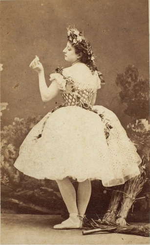 André Adolphe Eugène Disdéri - Portrait de danseuse