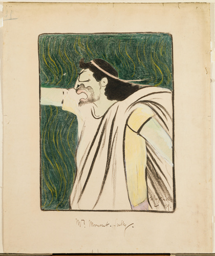 Leonetto Cappiello - Mounet-Sully dans "Oedipe-Roi"