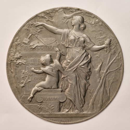 Jean-Baptiste Daniel-Dupuis - Médaille de récompense de la Société des artistes ...